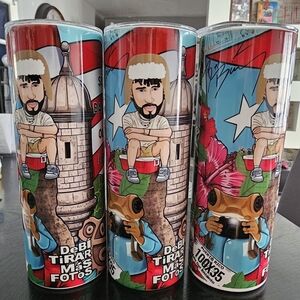 DTMF BAD BUNNY Colorful Cartoon Graphic Tumblers